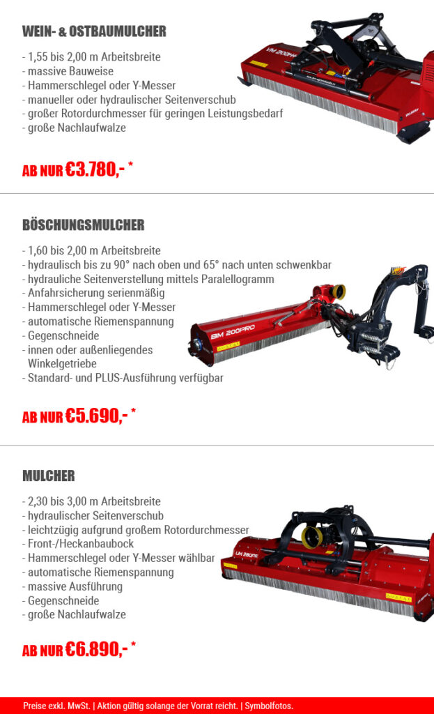MulcherAktion bei Eibl & Wondrak LANDTECHNIKCENTER